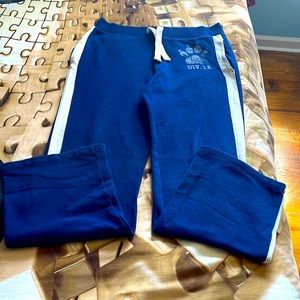 Teenage boys' sweatpants are nice navy blue colors.